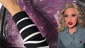 barbie art's findom hands make you worship her golddigger feet in total domination