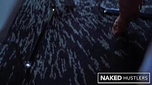 Horny Florida cheating milf wife with huge natural tits deepthroats BBC salesman