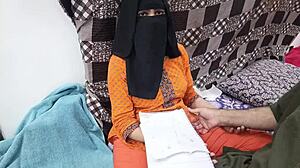 pakistani hijaab student gets fucked hard by tuition teacher