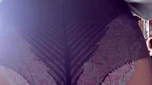 elza kom's nylon tights make you worship her huge curvy ass in leggings!!!