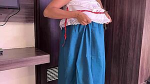 hot desi nurse roleplay: hubby rams roommate's tight pussy in dorm