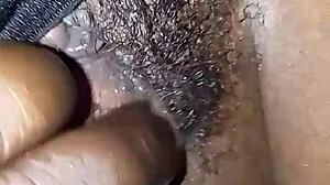 Strange Housewife Accepts Creampie Sex for Tenancy Fee in Bedroom