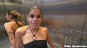 Hot Latina Couple Rips Clothes for Uncontrolled New Year's Creampie Orgy