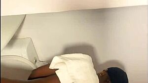 love squirting my juicy ebony pussy on my casual friend's big black cock quickie style