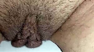 european pornstar puttana strips solo in toilet for teasing close-up