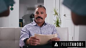 Petite ASIAN stepsisters LICK and RIDE stepdad's FANTASY cock in TABOO 3some