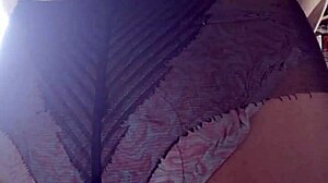 elza kom's nylon tights make you worship her huge curvy ass in leggings!!!