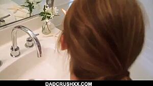 i'm maya kendrik ginger teen stepdaughter brushing teeth when stepdad fucks me pov 😩🍆💦