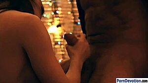 Busty Chanel Preston deepthroats monster cock in hairy bath oral pounding 😍💦🍆