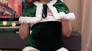 christmas elf slut wants cock in stockings heels ahegao now?