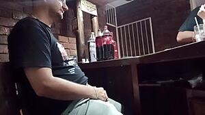Handjob Tease at Work