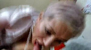 Wife's Best Skill Deepthroats Hubby's Dick Up Close