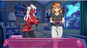 demons rise for futa lesbian monster sex demo!