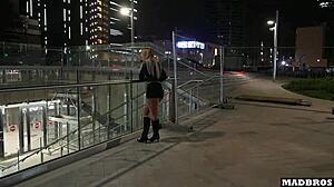 french 18+ blonde anal wrecked while cuck bf watches facetime