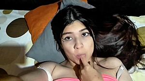 deflowering tight virgin latina teen ass ends with hot facial cumshot