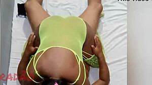 hot latina bbw moans loud while hairy pussy drips on thick cock