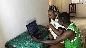 Emris Pounds Chubby Ebony Quinn's Big Ass Hardcore