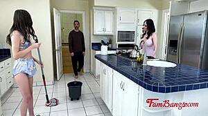 nasty family traditions lead to mommy and daddy fucking stepdaughter together hard