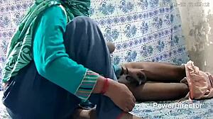 Naughty Indian bhabhi teases dewar's monster cock bathroom