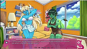 demons rise for futa lesbian monster sex demo!