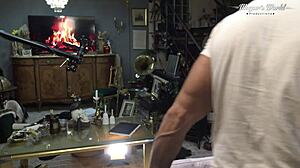 Odette Delacroix Gaping Pussy Facialized Deepthroat Doggystyle by Client Backstage