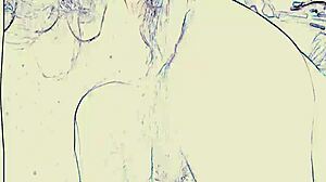 Club Lights Flash on Ass Licking Rimjob and Blowjob