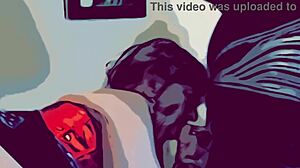 granny in corset stockings blows justice league cosplay style