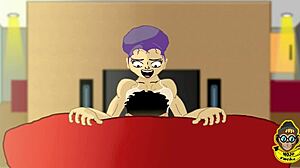 Cute big ass tits pussy riding cowgirl sofa sex cum trailer