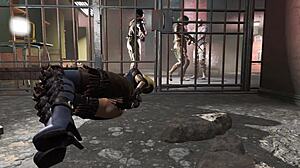 Petite hentai girl dances bent over pussy exposed for good behavior reward