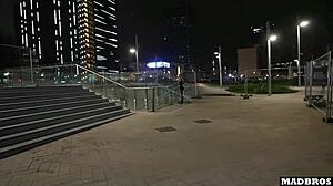 french 18+ blonde anal wrecked while cuck bf watches facetime