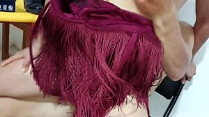 Stepdaughter trades her fat ass for sexy shoes in first time homemade anal roleplay