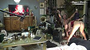 Odette Delacroix Gaping Pussy Facialized Deepthroat Doggystyle by Client Backstage