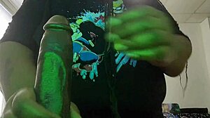 whoa boyfriend watch your chubby bbw friend stuff huge black dildo in fat tits pussy!