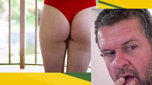 riley jean gets hard spanked fucked doggystyle cowgirl by charles dera in familystrokes training