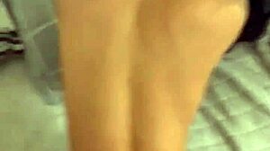 18not20 rolls camera on skinny teen's hairy wet pussy