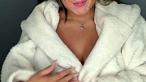 Chubby BBW Brit Tries Lingerie, Shakes Big Natural Tits And Ass