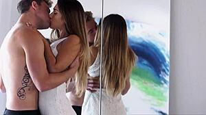 Asian milf Eva Lovia craves boyfriend's monster cock in tight pussy