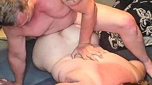 Milf Bends Over for Suggestive Doggie Creampie Thrill