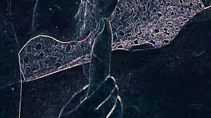 Club Lights Flash on Ass Licking Rimjob and Blowjob