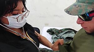 damn that latina doc's wild hospital fuck with the horny patient...