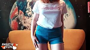 wet student sucks teacher's cock then takes rough doggy pounding