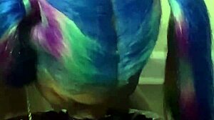 this ebony babe's workout turns into sloppy deepthroat on big black cock with wet pussy riding and natural tits bouncing