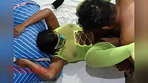 hot latina bbw moans loud while hairy pussy drips on thick cock