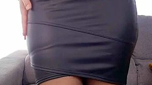 hey you love my fat ass in this tight leather skirt pov?