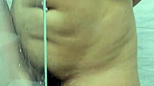 hey friend squirt your milk while i dildo my latina milf pussy