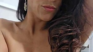 Latina milf slut wife flashes pussy cums hard viewers.