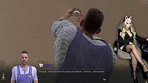 lara croft strips naughty in stockings outdoors