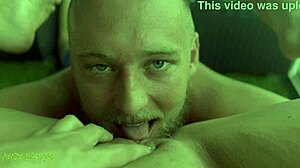 dude, my blue-eyed girl's pussy explodes from your tongue skills??