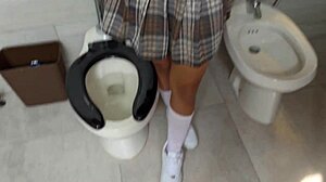 Naughty Latina Student Seduces Teacher For Bathroom Creampie Cowgirl Ride