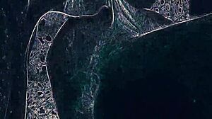 Club Lights Flash on Ass Licking Rimjob and Blowjob